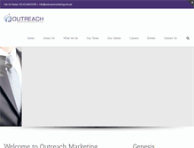 Tablet Screenshot of outreachmarketing.com.pk
